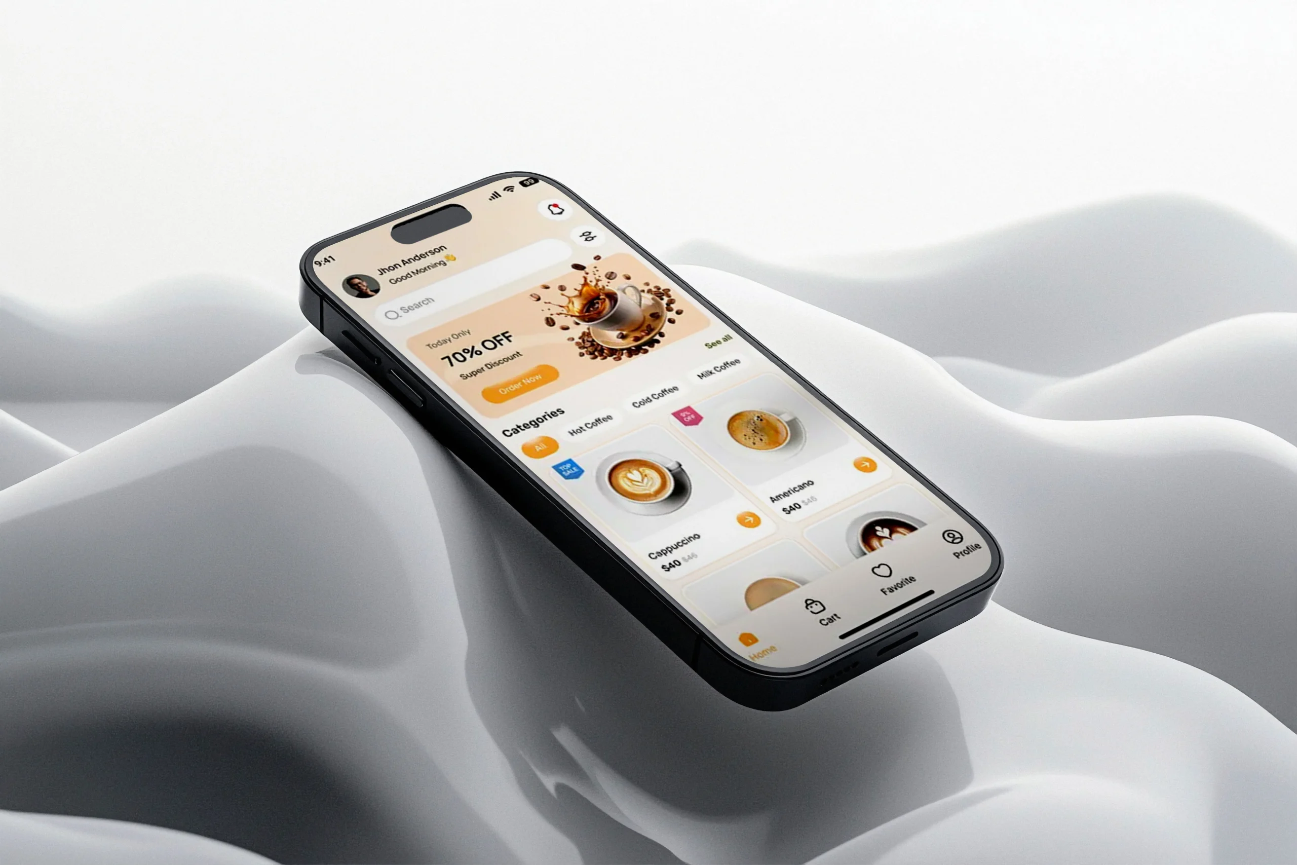 App preview on phone
