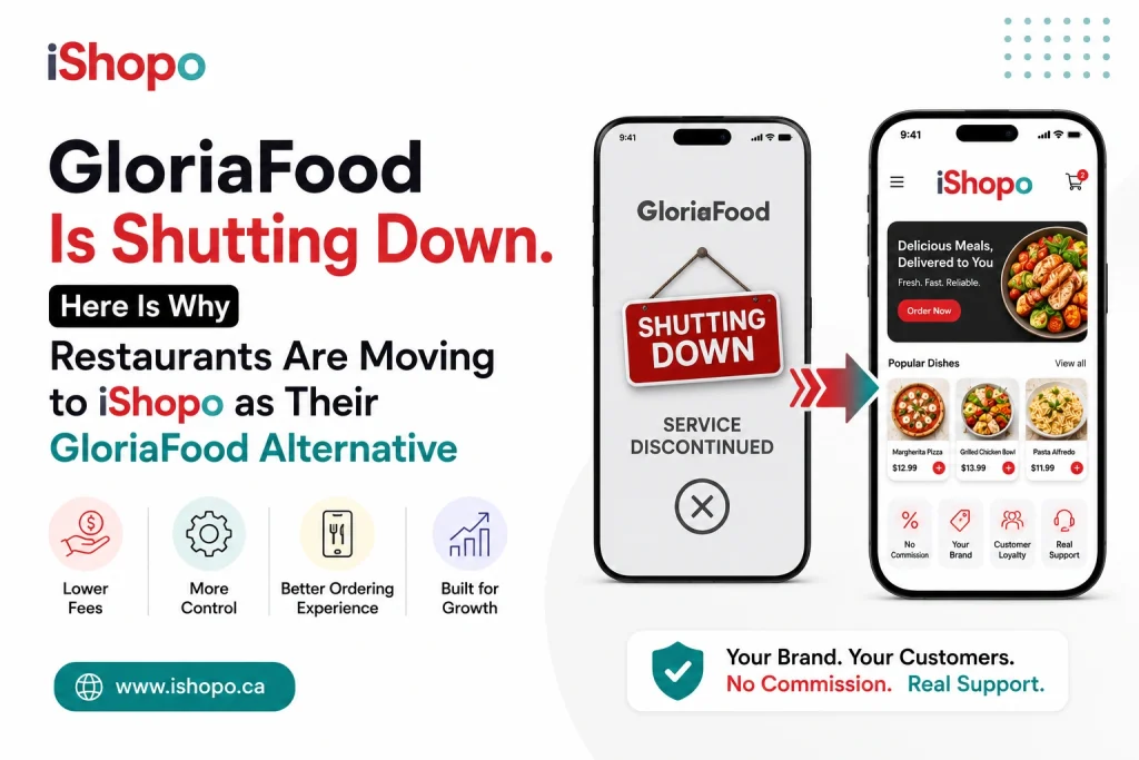 GloriaFood Is Shutting Down. Here Is Why Restaurants Are Moving to iShopo as Their GloriaFood Alternative