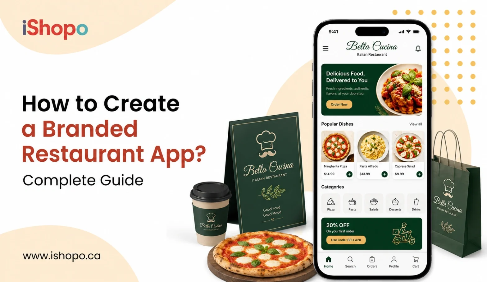How to Create a Branded Restaurant App - iShopo