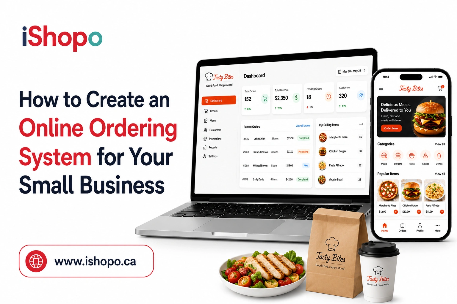 How to Create an Online Ordering System for Your Small Business - iShopo
